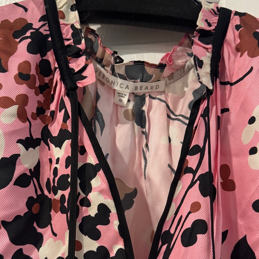 Veronica Beard Pink Floral Dress - Picture 2 of 4